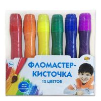 SHENZHEN WINGART ART SUPPLIES CO., LTD E114 Фломастер-кисточка, 12 цветов
