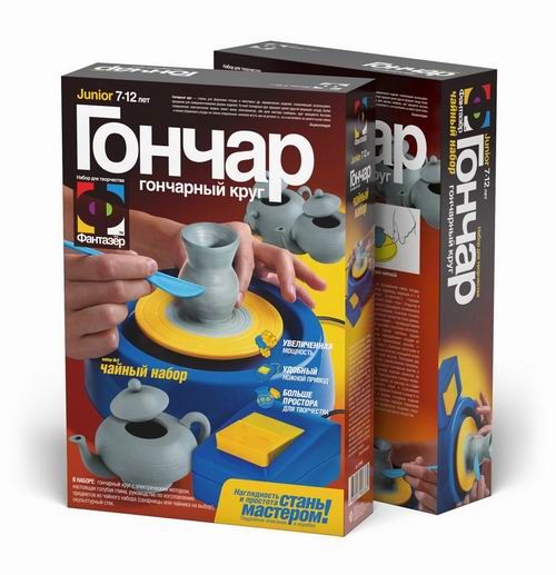 ФАНТАЗЁР 217005ФН Набор для творчества Фантазер Гончар "Чайный набор" (чайник + сахарница)