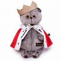 BUDI BASA Ks19-159 Мягкая игрушка BUDI BASA Кот Басик - царь 19 см