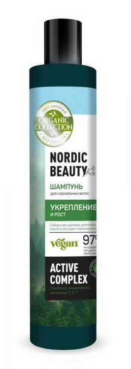 ORGANIC COLLECTION 11433-КК Шампунь ORGANIC COLLECTION для нормальных волос Укрепление и рост 400мл