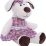 Teddy YSL18674 Мягкая игрушка Собака в платье, 16 см