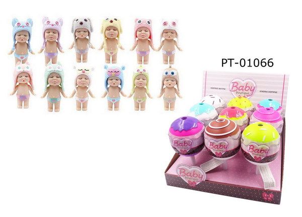 ABtoys PT-01066 Пупс Baby boutique в индивидуальной капсуле, с аксессуарами