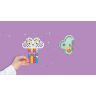 Lego DOTs 41905 Конструктор Лего Дотс Подставка для украшений «Радуга», 213 деталей