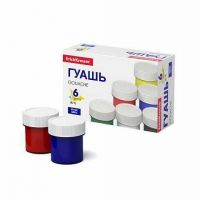 ErichKrause 50543ЕК Гуашь ErichKrause Basic 6 цветов по 17мл
