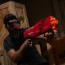 Hasbro B3855 Nerf Бластер Нёрф Райвл "Атлас" XVI-1200 с шариками, команда красных
