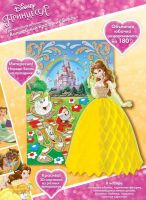 РОСМЭН 33734 Аппликация трехмерная "ВОЛШЕБНЫЙ ПРАЗДНИК БЕЛЛЬ", Disney