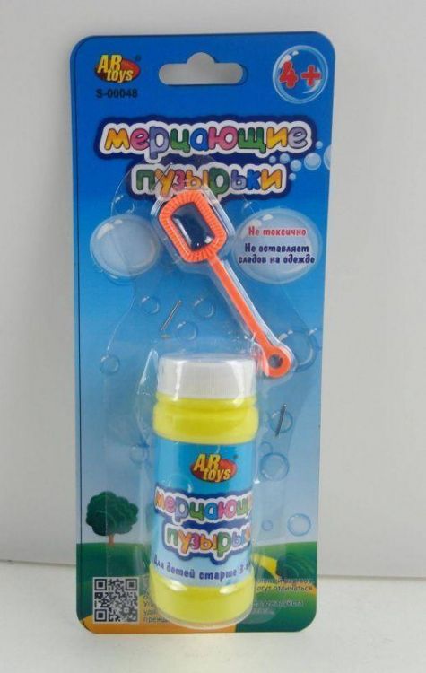 ABtoys S-00048 Мыльные пузыри "Мерцающие пузырьки", блистер