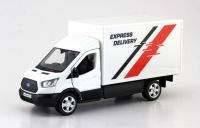 RMZ City 554042-WH Машина металлическая Ford Transit Chassis Cab 2018, 1:43, цвет белый