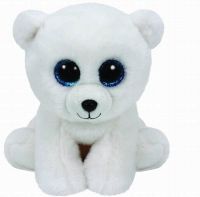 TY 90221 Beanie Boo's Мягкая игрушка Белый мишка Arctic, 25 см