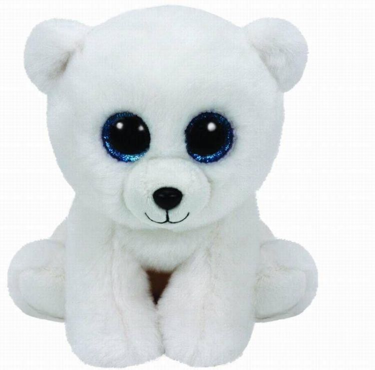 TY 90221 Beanie Boo's Мягкая игрушка Белый мишка Arctic, 25 см