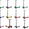 Buggy Boom Alfa 003-21MIX Самокат детский трехколесный АЛЬФА, светящиеся колеса, с регулируемой складной ручкой