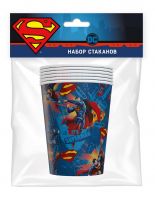 ND Play 286599 Набор бумажных стаканов ND Play Superman 250 мл 6 штук