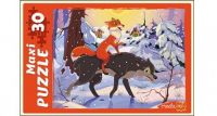 Рыжий Кот ПМ-3853 Пазл-макси Лисичка-сестричка и Серый волк, 30 элементов