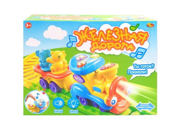 ABtoys PT-01082 Железная дорога для малышей, музыка, свет