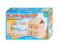 Русский сувенир 70008 Деревянный конструктор «Светлица», 130 деталей