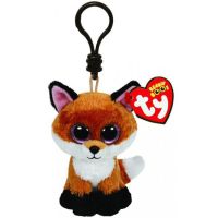 TY 36613 Beanie Boo's Брелок плюшевый Лисенок Slick, 12 см