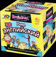 BrainBox 90752 Игра настольная Сундучок знаний "Учим английский"