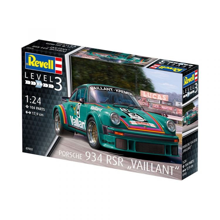 Revell 07032 Сборная модель автомобиль Porsche 934 RSR «Vaillant», 1:24