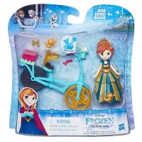 Hasbro B5190 Игровой набор Кукла Анна с велосипедом