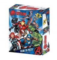 Prime 3D 33044-SBM Пазл Super Мстители, 200 элементов