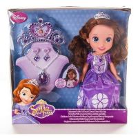 Disney Princess 931200 Принцессы Дисней Кукла София, 37 см, с украшениями для девочек