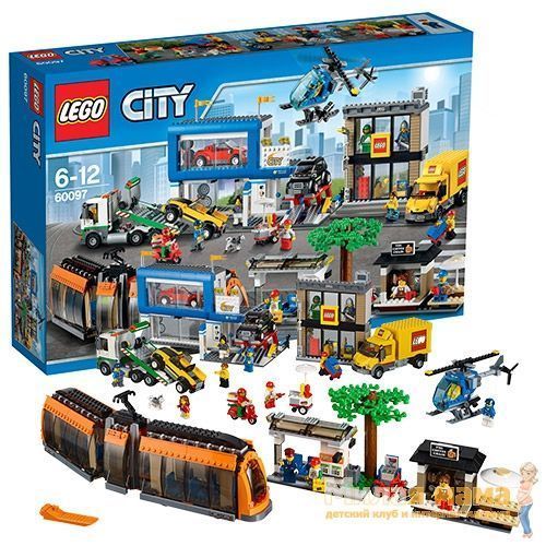 Lego City 60097 Конструктор Лего Город Городская площадь, 1683 детали