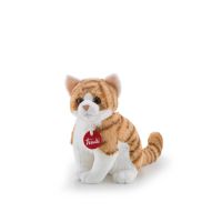 Trudi 22041 Мягкая игрушка Кошка рыжая полосатая, 18 см