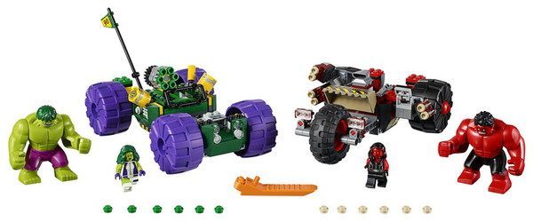 Lego Super Heroes 76078 Конструктор Лего Супергерои Халк против Красного Халка