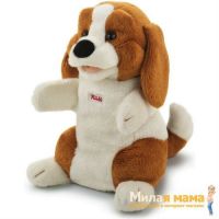Trudi 29928 Мягкая игрушка Собачка (игрушка на руку), 25 см