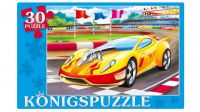 Konigspuzzle ПК30-9986 Пазл Супермашинка, 30 элементов