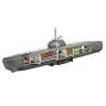 Revell 05078 Подводная лодка U-Boot Typ XXI с внутренней отделкой, немецкая
