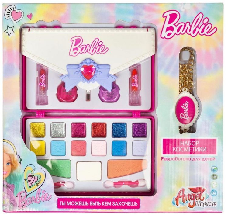Barbie Barbie08-02 Набор косметики для девочек Barbie Сумочка Макси Barbie Barbie08-02 Набор косметики для девочек Barbie Сумочка Макси