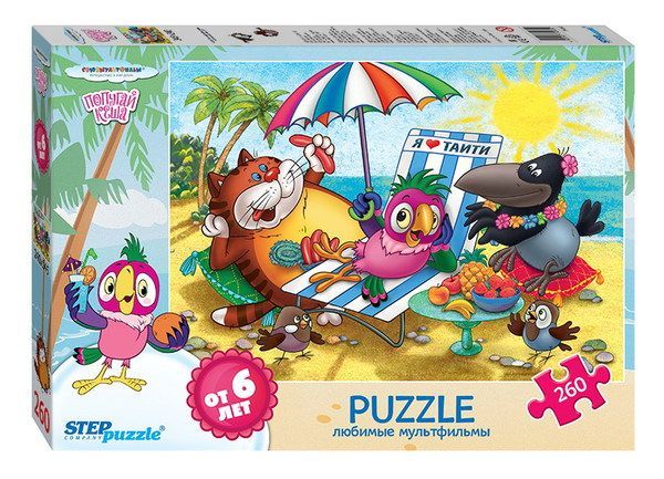 STEP puzzle 74060 Пазл Попугай Кеша, 260 деталей STEP puzzle 74060 Пазл Попугай Кеша, 260 деталей