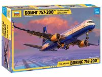Звезда (ZVEZDA) 7032з Модель сборная Пассажирский авиалайнер "Боинг-757-200"