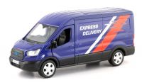 RMZ City 554041-BLU Машина металлическая Ford Transit Van 2018, 1:43, цвет синий