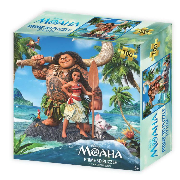 Prime 3D 13933-SBM Пазл Prime 3D Моана 100 элементов Prime 3D 13933-SBM Пазл Prime 3D Моана 100 элементов