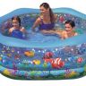 Intex 56493 Бассейн надувной "Ocean Reef Shade Pool" 191х178х61см