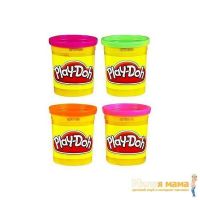 Play-Doh 22114/22873H Набор пластилина из 4х банок (неоновые цвета)