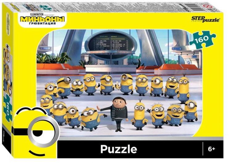 СТЕП ПАЗЛ 94105 Пазл STEP puzzle Миньоны. Грювитация Universal 160 элементов