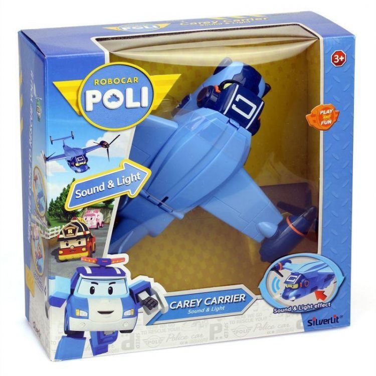 Robocar POLI 83359 Самолет Кэри со светом и звуком