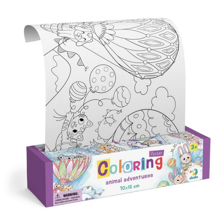 Dodo 300290 Раскраска Dodo Приключения зверят