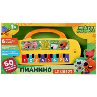 УМка HT1050-R2 Музыкальная игрушка УМка Ми-ми-мишки Пианино со светом 50 песен, фраз, звуков