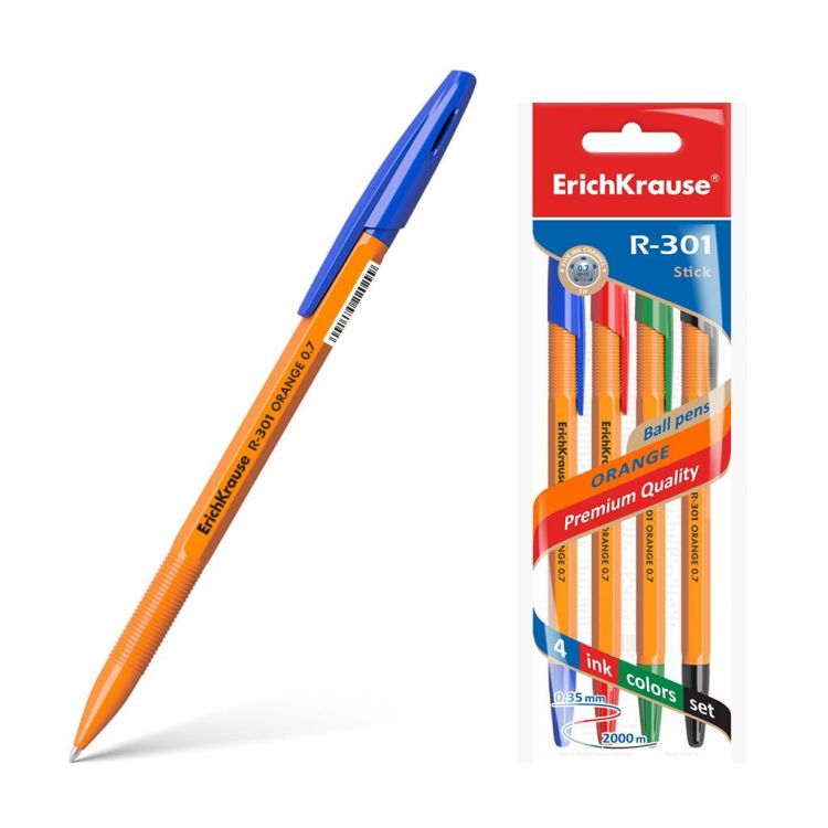 ErichKrause 44594ЕК Набор ручек ErichKrause R-301 Orange Stick шариковые ErichKrause 44594ЕК Набор ручек ErichKrause R-301 Orange Stick шариковые