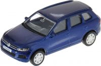 RMZ City 344022 Машина металлическая Volkswagen Touareg, 1:64, без механизмов, синяя