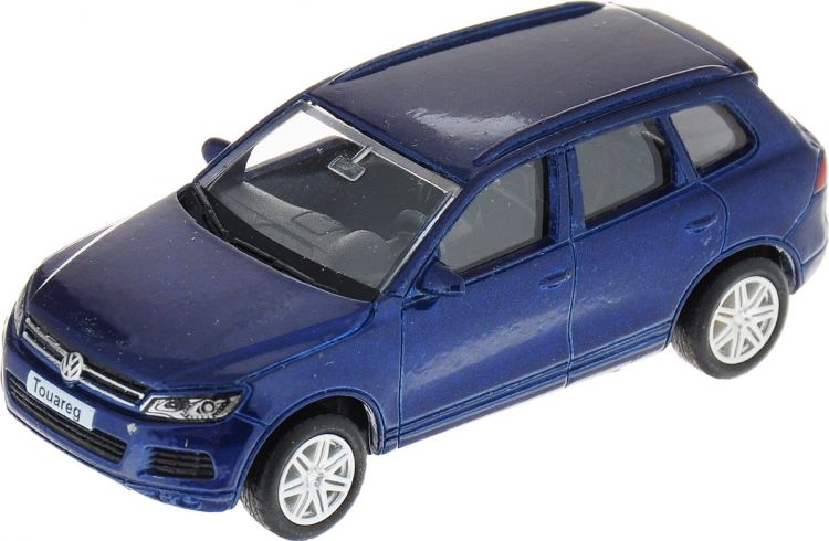 RMZ City 344022 Машина металлическая Volkswagen Touareg, 1:64, без механизмов, синяя