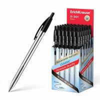 ErichKrause 38510ЕК Ручка шариковая автоматическая ErichKrause R-301 Classic Matic 1.0, цвет чернил черный (в коробке по 50 шт.)