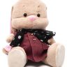Maxitoys JL-004ST-25 Jack&Lin Мягкая игрушка Стиляги Зайка Лин в пальто со стильным шарфом, 25 см