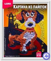 Картина из пайеток Такса Чарли