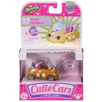 Moose 56598 Машинка Cutie Car S1 Royal Roadster с фигуркой Шопкинс, ограниченная серия