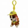TY 41278 Beanie Boo's Брелок плюшевый Щенячий патруль Бульдог Rubble, 12 см